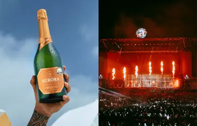 Aurora é a marca do espumante oficial do Planeta Atlântida pelo segundo ano seguido