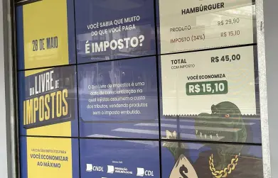 Mais de 50 empresas já aderiram do Dia Livre de Impostos em Caxias do Sul